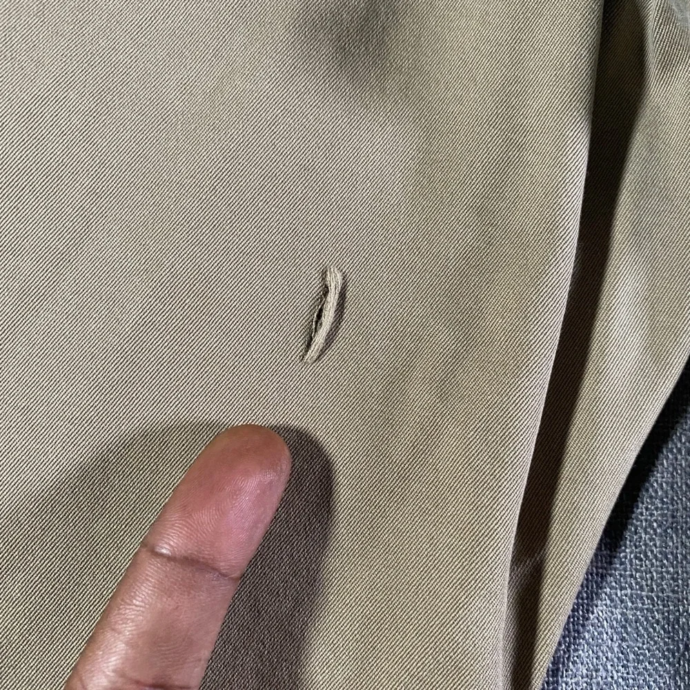 Banana Republic Tapered Fit Khaki Chinos Pants Men 35x34‎ Casual Work Wear